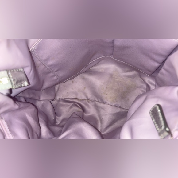 Coach 2010 limited edition rehab Poppy Metallic Silver Star Spotlight Tote EUC - Picture 16 of 16